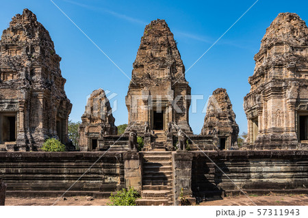 East Mebon temple in the Angkor Wat complex in Siem Reap, Cambodia. East Mebon temple in the Angkor Wat complex in Siem Reap, Cambodia. 57311943