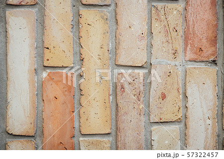 Brown brick wall background and texture vintage style 57322457
