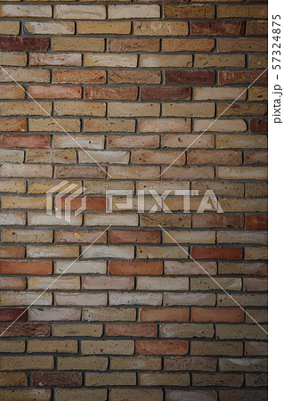 Brown brick wall background and texture vintage style 57324875