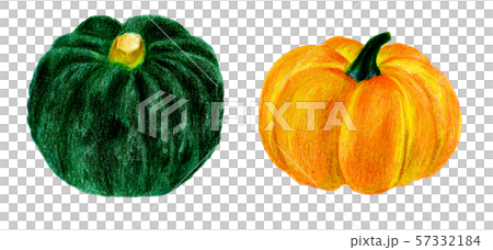 南瓜01（彩色鉛筆素描） 57332184