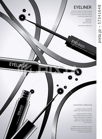 Poster Cosmetic Eyeliner with Packaging 57341648
