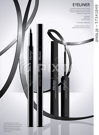 Poster Cosmetic Eyeliner with Packaging 57341649
