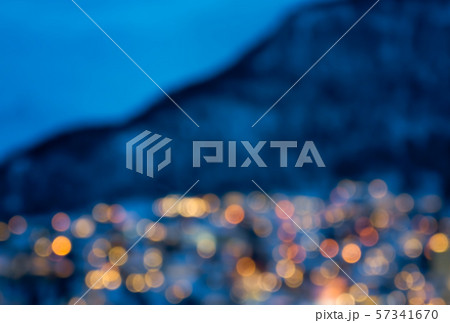 Defocused Tromso City lights Defocused Tromso City lights 57341670