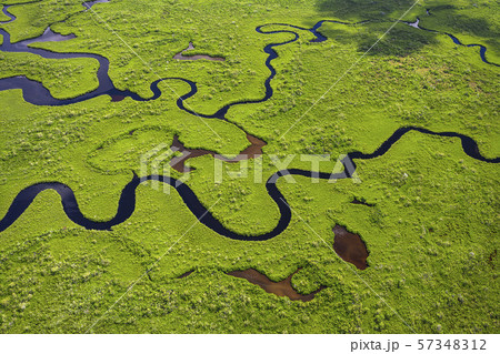 Aerial view of Everglades National Park in Florida, USA 57348312