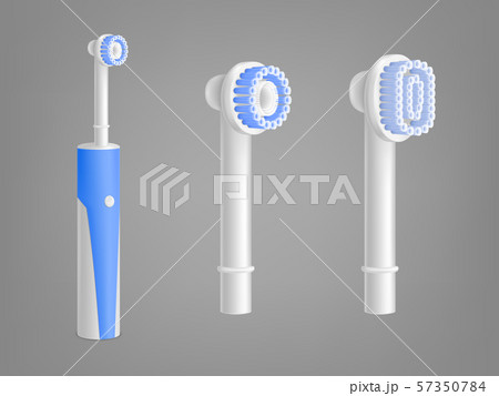 Electric toothbrush replacement head model Electric toothbrush replacement head model 57350784