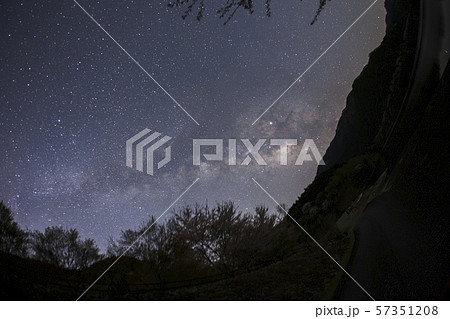 milky way rising in japan 57351208