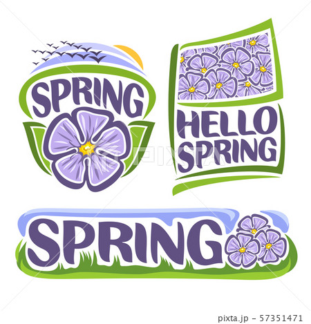 Vector logo for Springのイラスト素材 [57351471] - PIXTA