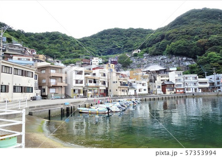 大分県の保戸島の風景、保戸島港 57353994