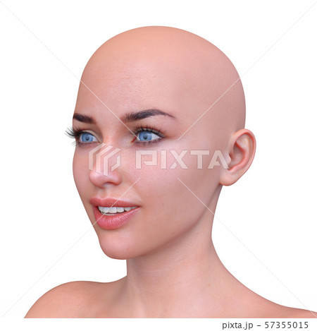 女の子の顔 57355015