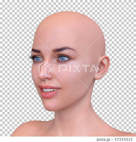 女の子の顔 57355015
