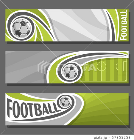 Vector banners for Football 57355253