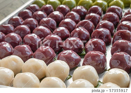 Glutinous Rice Dumplings Thai Dessert. 57355917