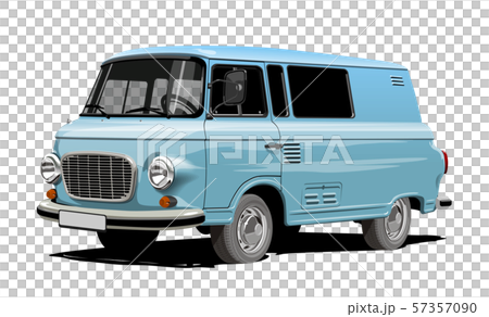 Vector retro van 57357090