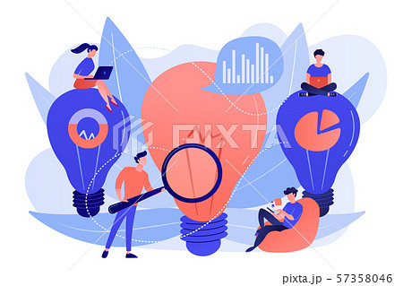 Business solution concept vector illustration. 57358046