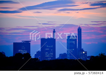 夕暮れのさいたま新都心 夕暮れのさいたま新都心 57360414
