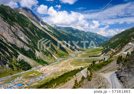 Beautiful landscape view of Baltal on Zoji la pass in Srinagar 57361865