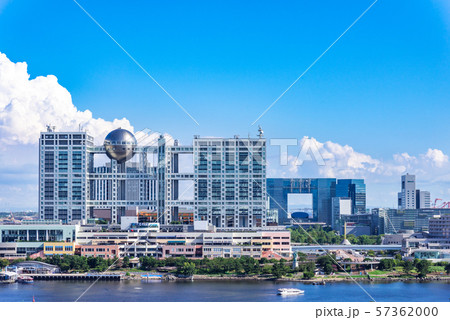 お台場　レインボーブリッジ遊歩道から 57362000