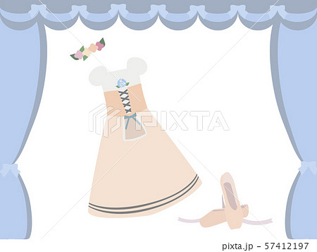 バレエ衣装 ペザントのイラスト素材 57412197 Pixta