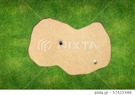 Top view of golf course 57415488