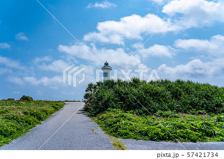 沖縄 宮古島 東平安名崎灯台への道 沖縄 宮古島 東平安名崎灯台への道 57421734