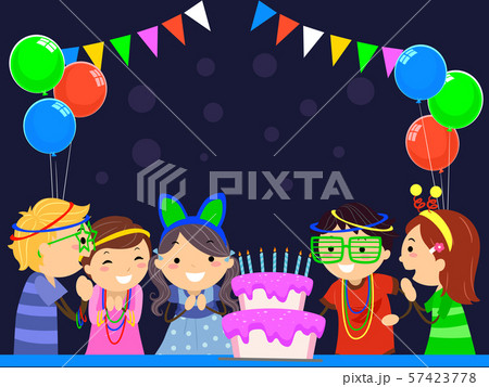 Stickman Kids Glow In The Dark Birthday Party 57423778