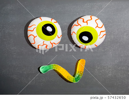 Halloween theme with eyeballs Halloween theme with eyeballs 57432650