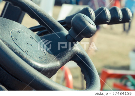 Steering wheel and operating control panels 57434159