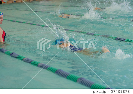 In the pool 57435878