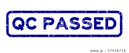 Grunge blue qc (abbreviation of quality control) rubber stamp Grunge blue qc (abbreviation of quality control) rubber stamp 57436718