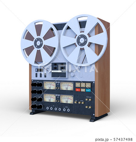 テープレコーダーのイラスト素材