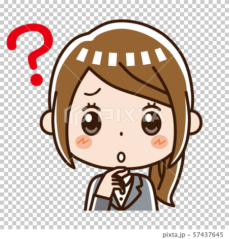 Business woman facial expression question Business woman facial expression question 57437645