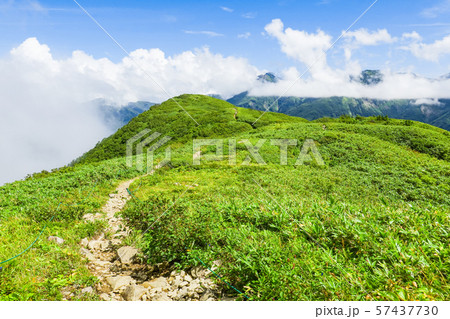 雨飾山登山 （笹平の風景） 57437730