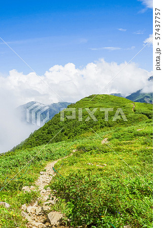 雨飾山登山 （笹平の風景） 57437757