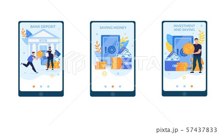 Set Advertising Banner Bank Deposit Lettering. Set Advertising Banner Bank Deposit Lettering. 57437833