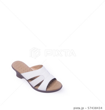 shoe or female fashion sandal on background. shoe or female fashion sandal on background. 57438434
