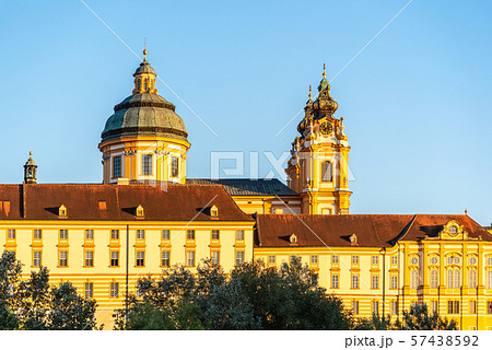 Melk Abbey, German: Stift Melk, Wachau Valley, Austria Melk Abbey, German: Stift Melk, Wachau Valley, Austria 57438592