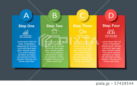 Infographic design template with place for your data. Vector illustration. 57439544