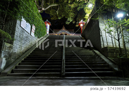 【神奈川県】江島神社 辺津宮 夜景 【神奈川県】江島神社 辺津宮 夜景 57439692