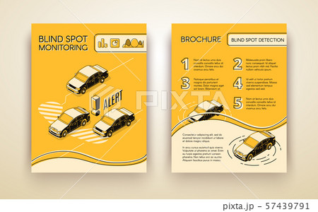 Blind zone monitor assist brochure template 57439791