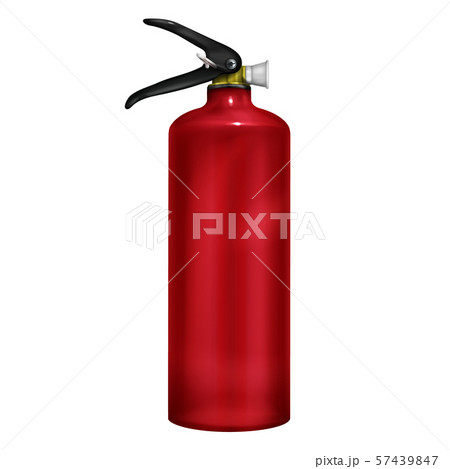 Fire extinguisher 3d realistic illustration 57439847