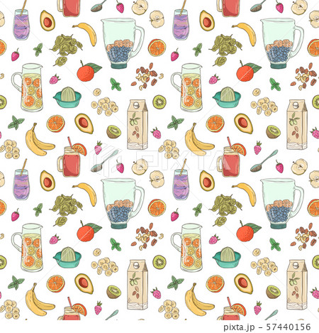 Smoothie Natural Fruit Shake Superfood Health のイラスト素材