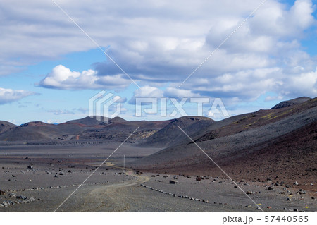 Desolate landscape from Kverfjoll area, Iceland Desolate landscape from Kverfjoll area, Iceland 57440565