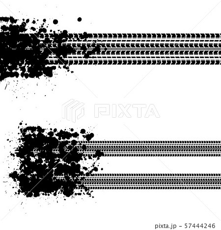 Ink blots grunge tire tracks Ink blots grunge tire tracks 57444246