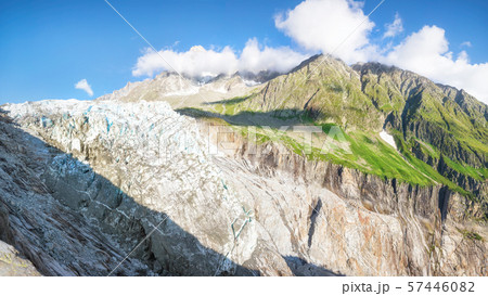 Traveling to beautiful French Alps in summer 57446082