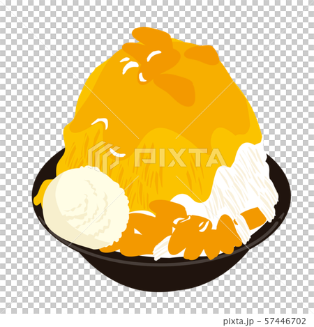 台灣刮了冰芒果例證 57446702