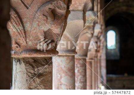 Cloister with areches and columns in NYC Cloister with areches and columns in NYC 57447872
