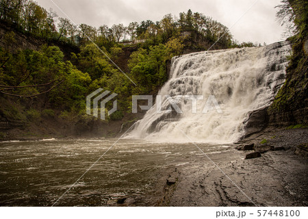 Waterfall in Ithaca (NY, USA) Waterfall in Ithaca (NY, USA) 57448100