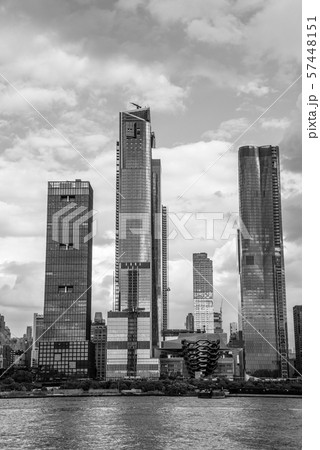 Hudson Yards from a boat in the Hudson River Hudson Yards from a boat in the Hudson River 57448151