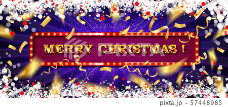 Merry christmas greeting card 57448985