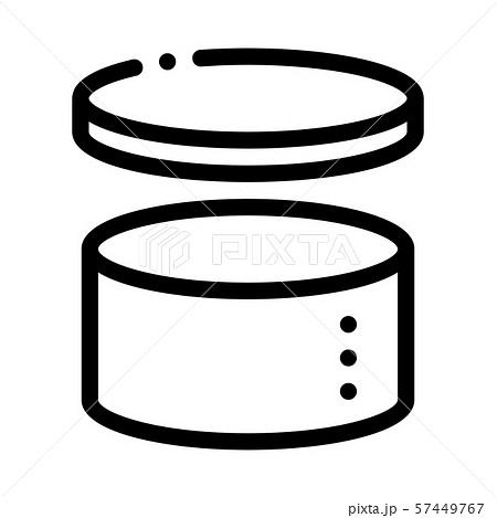 Cake Hat Round Carton Package Packaging Vector Cake Hat Round Carton Package Packaging Vector 57449767